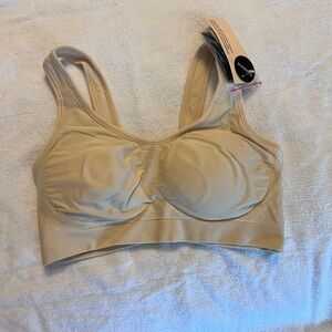Women's Tan Truekind Wireless Bra